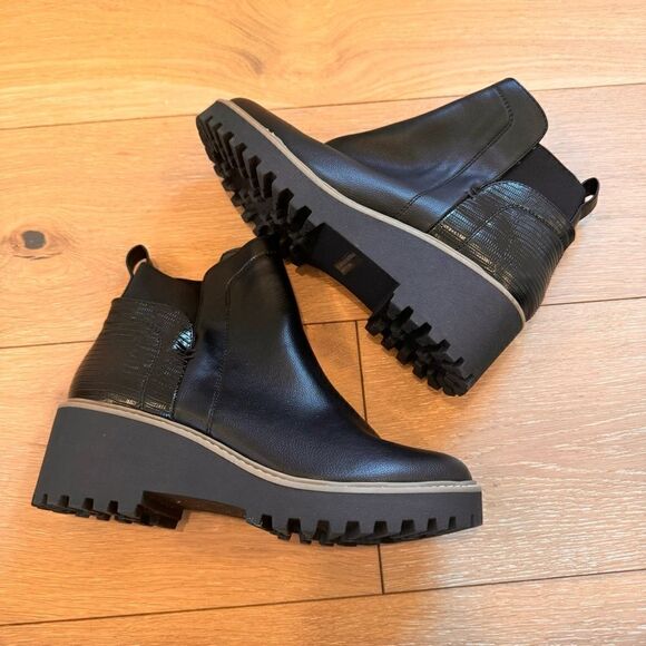 Dolce Vita Rielle Desert Black Exotic Bootie - Picture 9 of 9